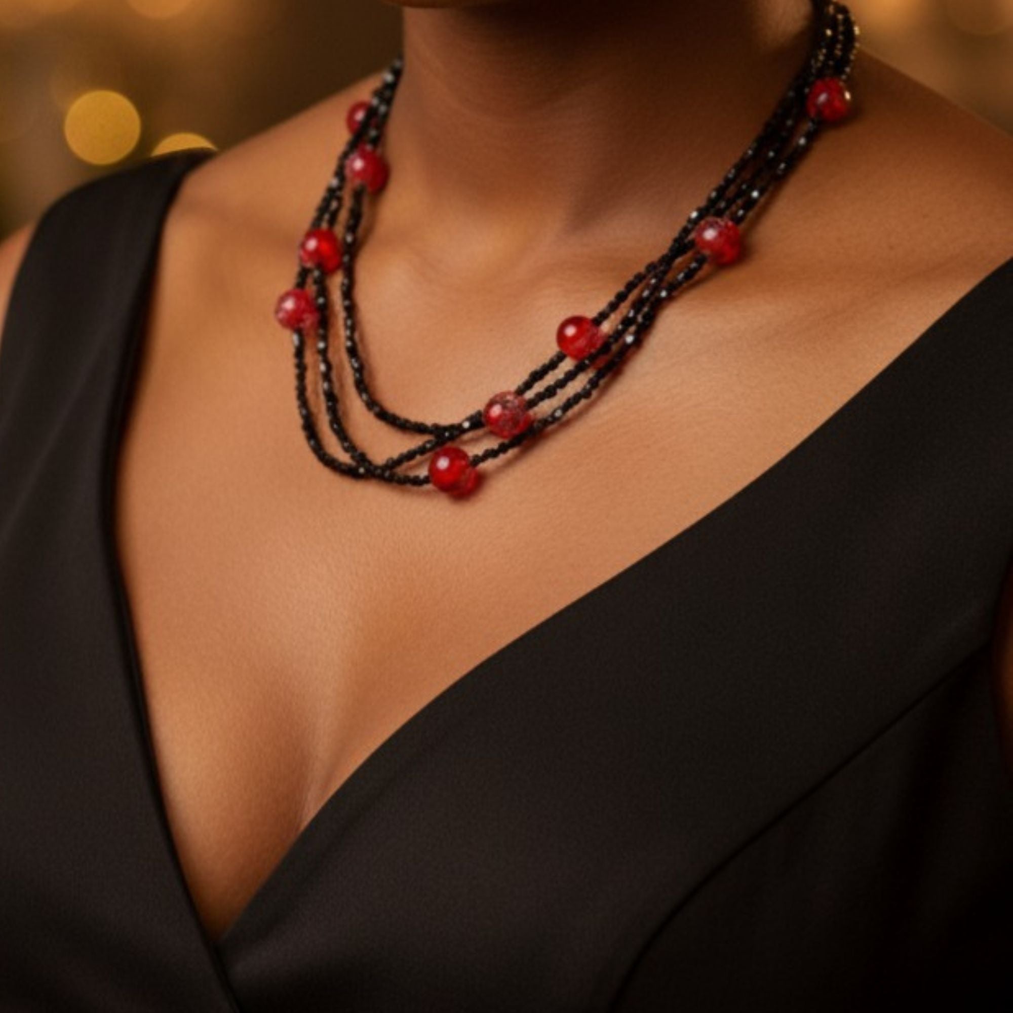 A Necklace of Strength and Expression – Black & Bold