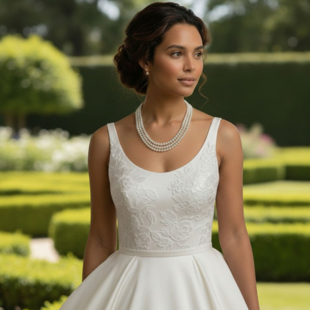 Champagne Glass Pearl Necklace – Pearl Embrace
