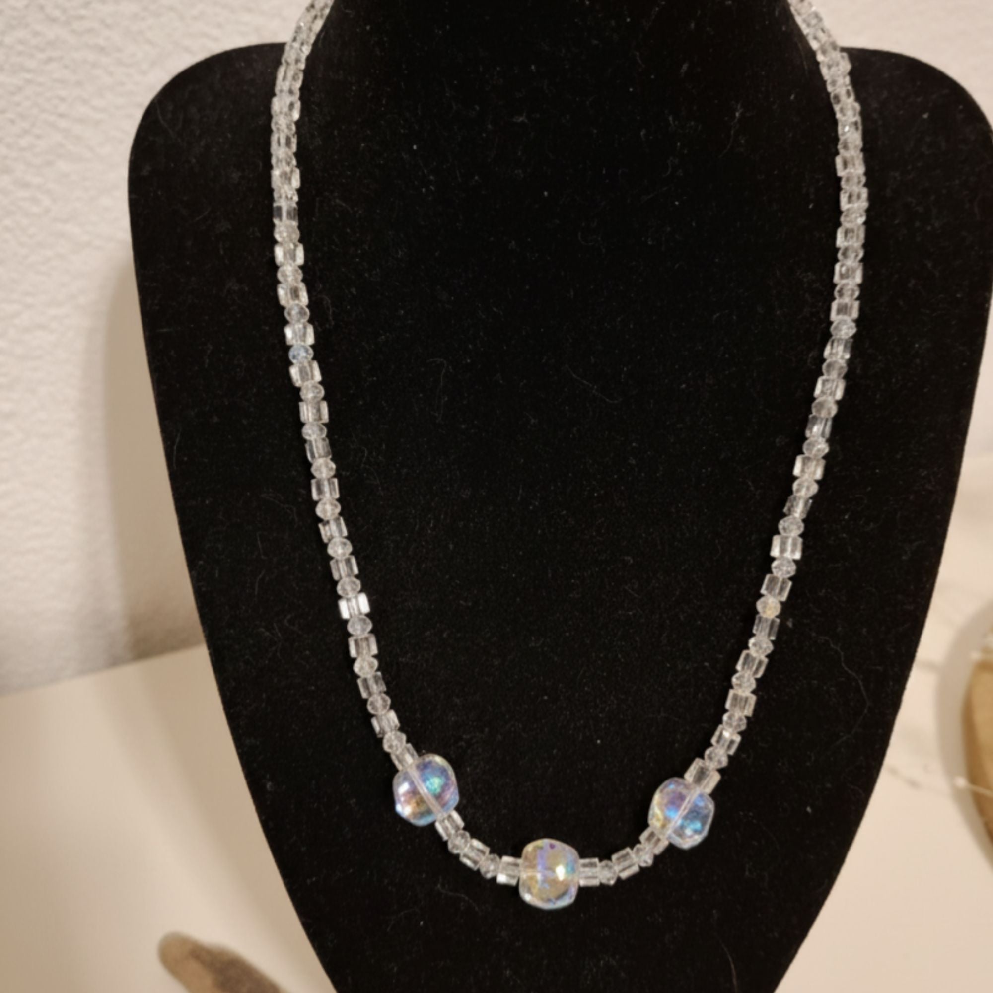 Morning Light Glass Bead Necklace – Aurora
