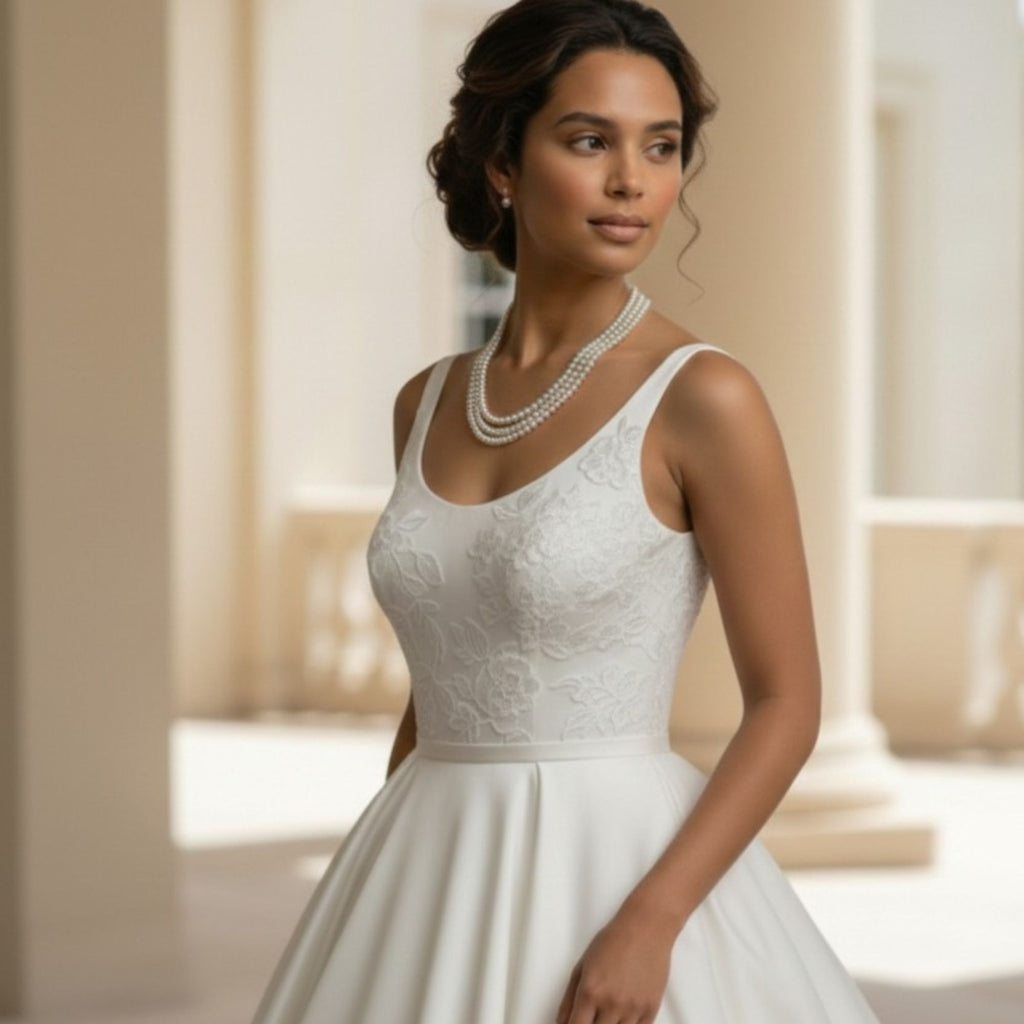 Champagne Glass Pearl Necklace – Pearl Embrace