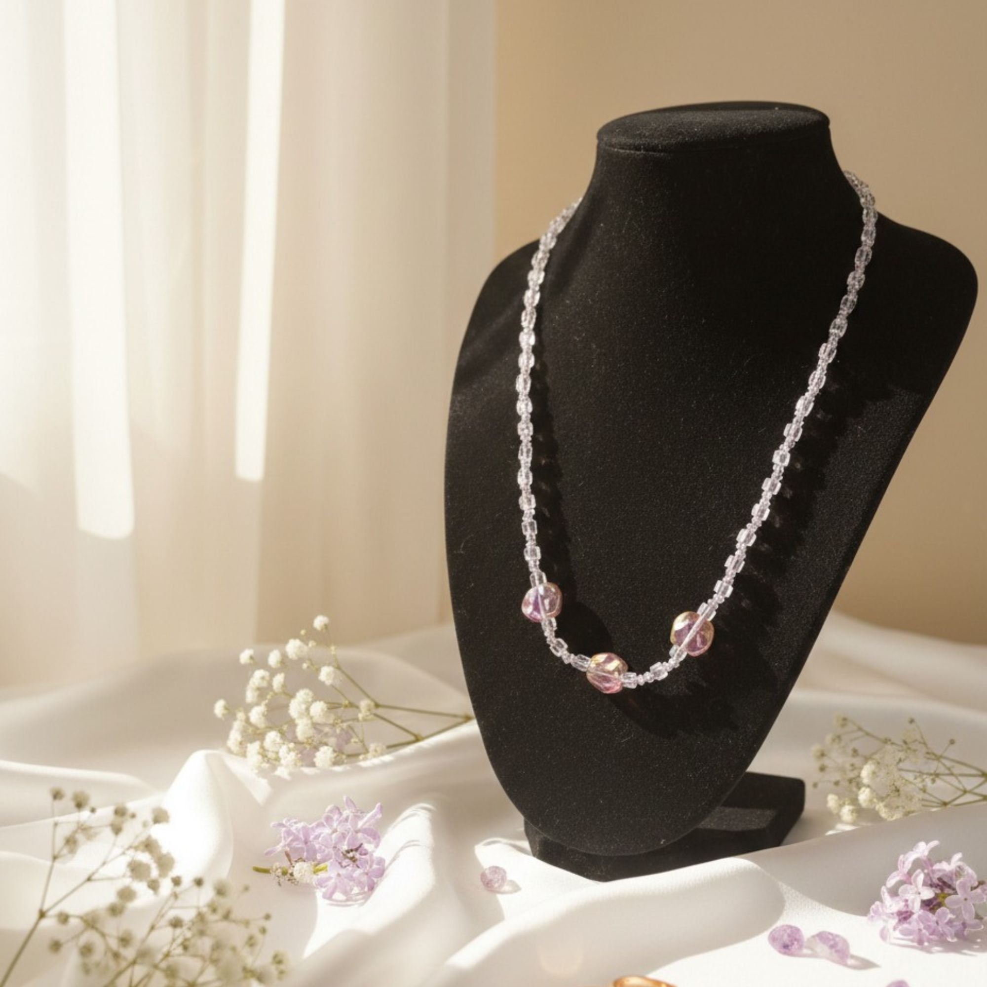 A Luminous Glass Bead Necklace – Velaris