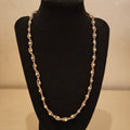 Gold & Amber Glass Bead Necklace – Altair