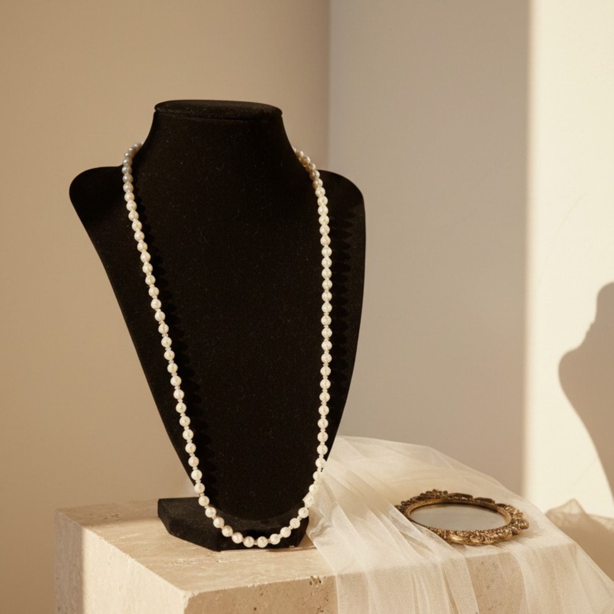 Cream White Pearl Necklace – Lyra