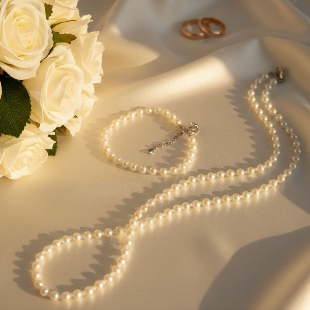 Cream White Pearl Necklace – Lyra