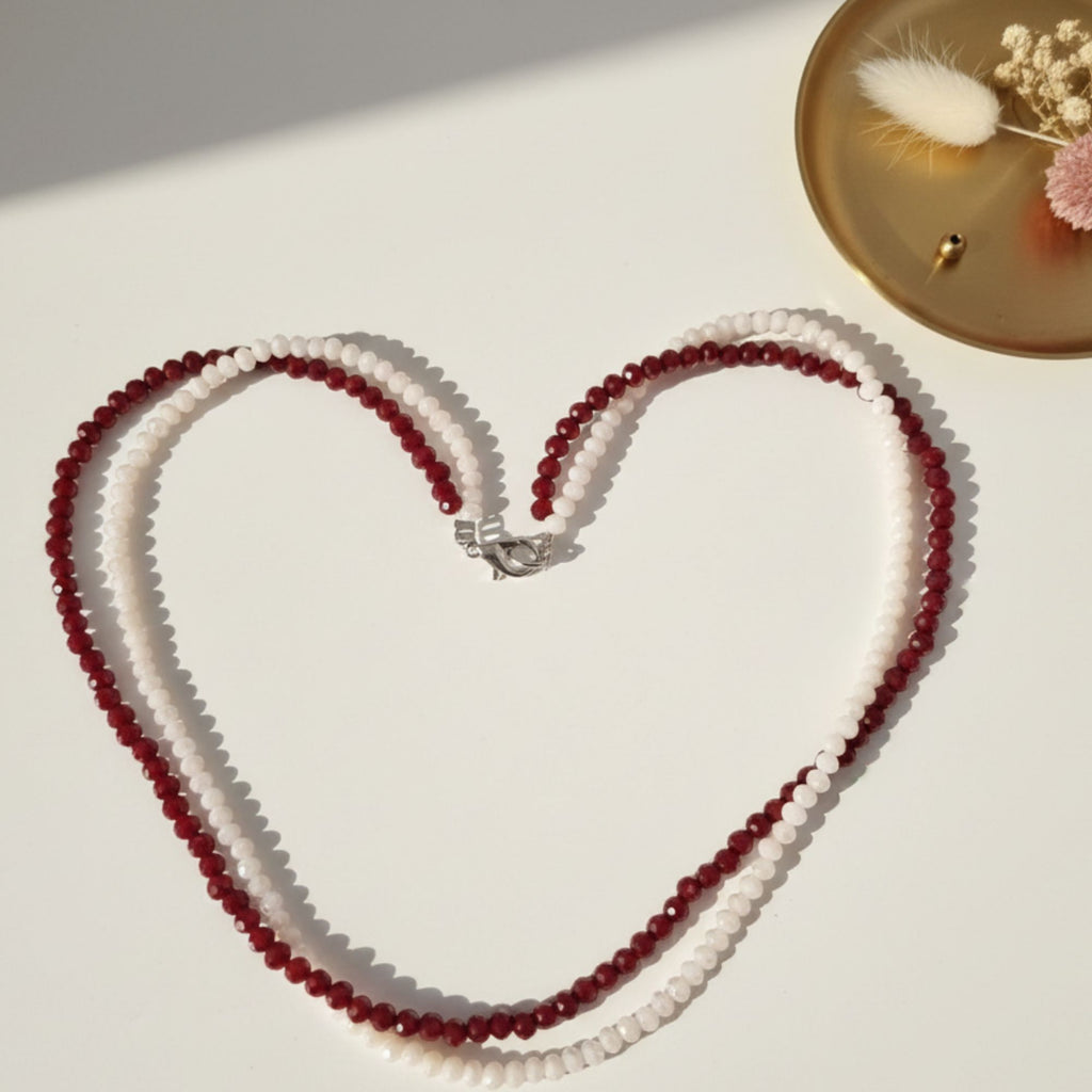 A Red Kiss in Beads – Ruby Snow