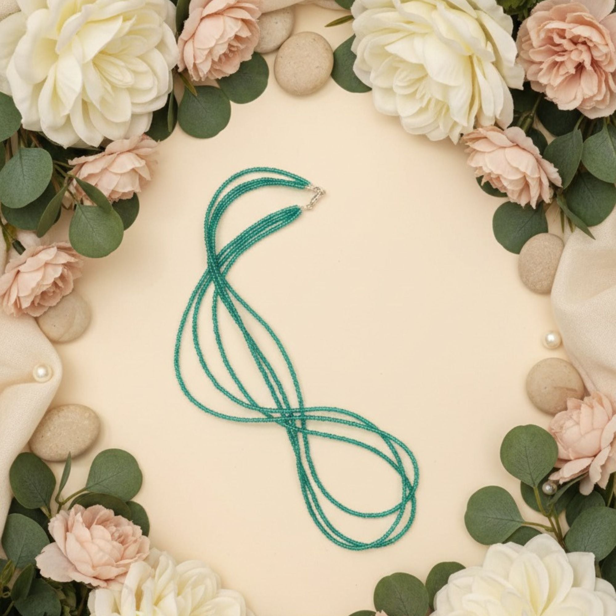 Emerald Green Multi-Strand Necklace – Viridia