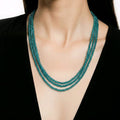 Emerald Green Multi-Strand Necklace – Viridia