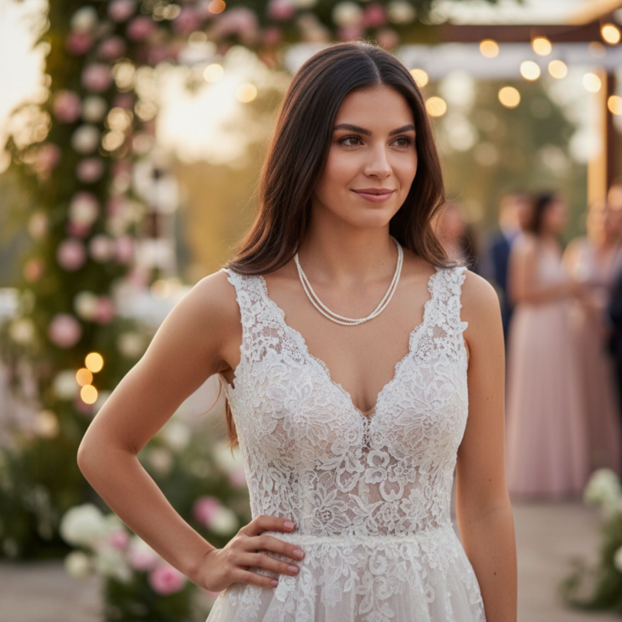 White Pearl Necklace – Polar Light