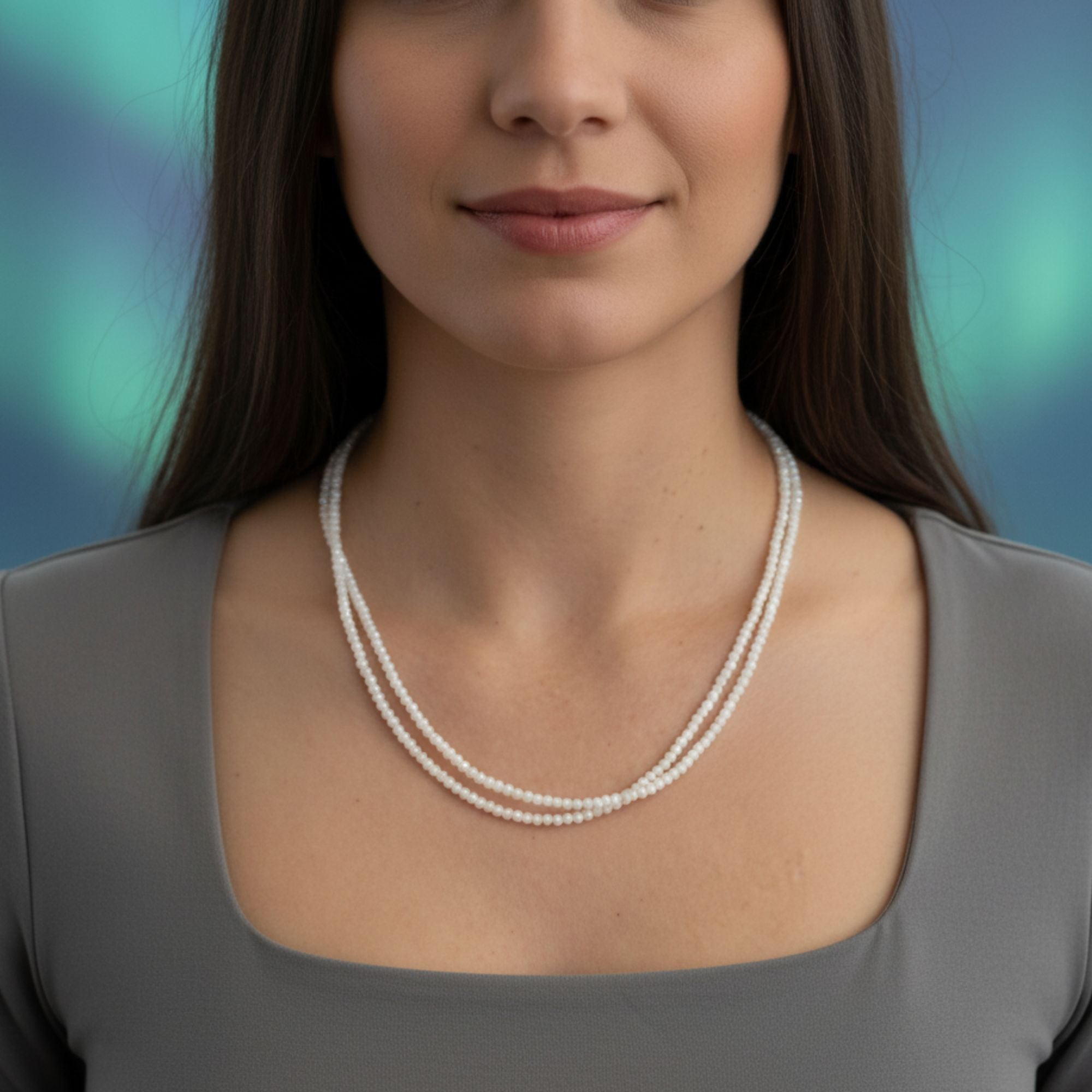 White Pearl Necklace – Polar Light